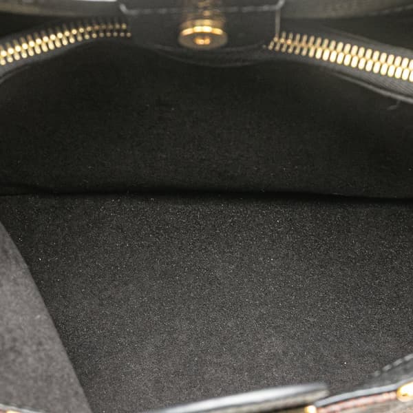 Pre-owned Louis Vuitton Damier Ebene Brittany Black