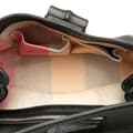 Miniatyrbild 4 av 10: Pre-owned Gucci Small Leather Bamboo Daily Satchel Black