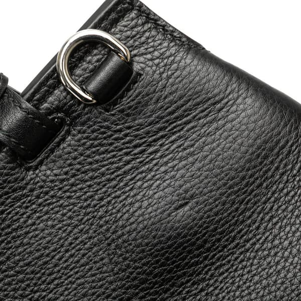 Pre-owned Gucci Small Leather Bamboo Daily Satchel Black