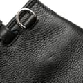 Miniatyrbild 7 av 10: Pre-owned Gucci Small Leather Bamboo Daily Satchel Black