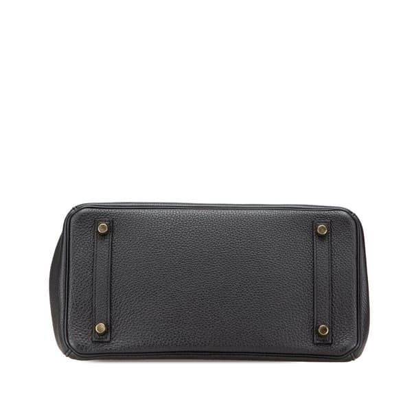 Pre-owned Hermès Togo Birkin Retourne 30 Black
