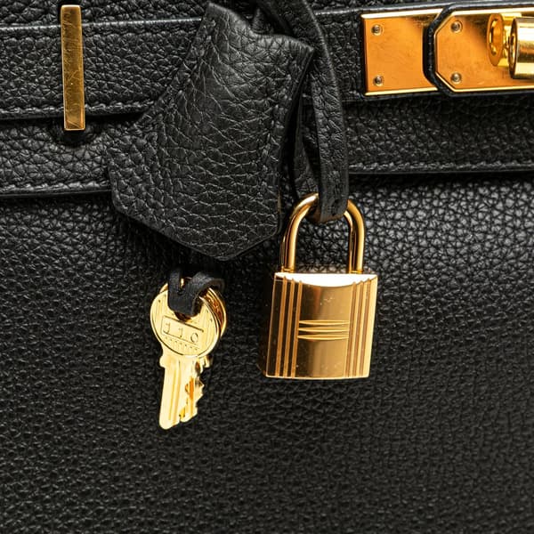 Pre-owned Hermès Togo Birkin Retourne 30 Black