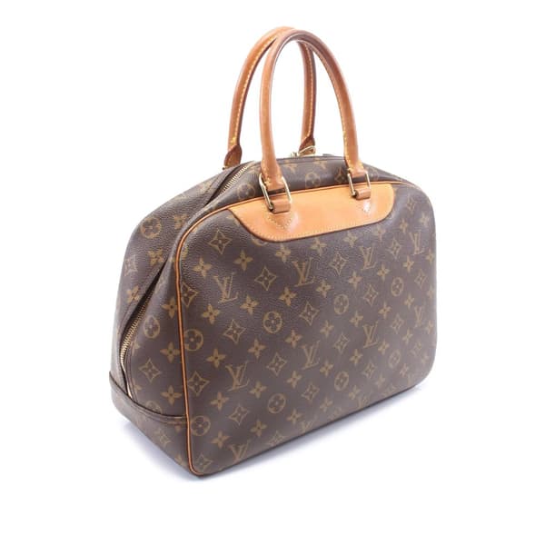 Pre-owned Louis Vuitton Monogram Deauville Brown
