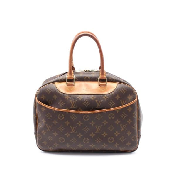 Pre-owned Louis Vuitton Monogram Deauville Brown
