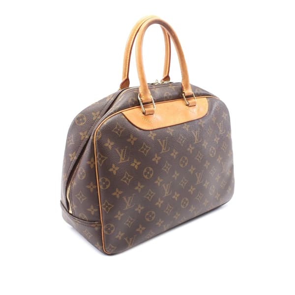 Pre-owned Louis Vuitton Monogram Deauville Brown