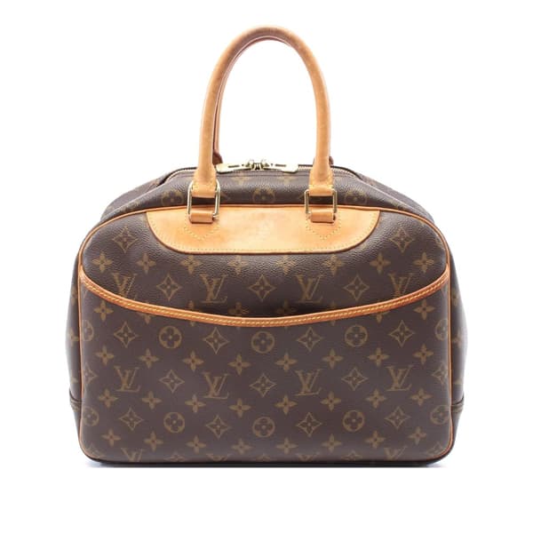 Pre-owned Louis Vuitton Monogram Deauville Brown