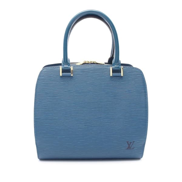 Pre-owned Louis Vuitton Epi Pont-Neuf Blue