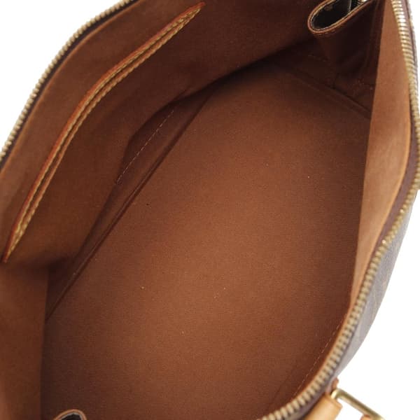 Pre-owned Louis Vuitton Monogram Alma PM Brown
