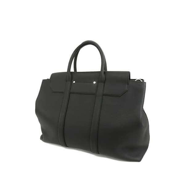 Pre-owned Louis Vuitton Cuir Millesime Georges Tote GM Black