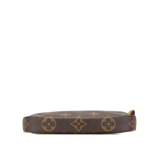 Pre-owned Louis Vuitton Monogram Mini Pochette Accessoires Brown