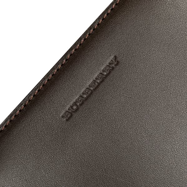 Pre-owned Burberry Leather and Suede Handbag Brown