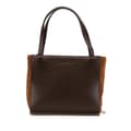 Miniatyrbild 1 av 10: Pre-owned Burberry Leather and Suede Handbag Brown
