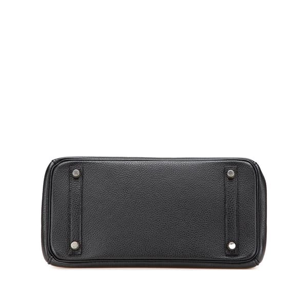 Pre-owned Hermès Togo Birkin Retourne 30 Black