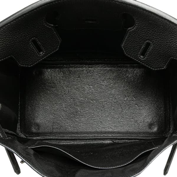 Pre-owned Hermès Togo Birkin Retourne 30 Black