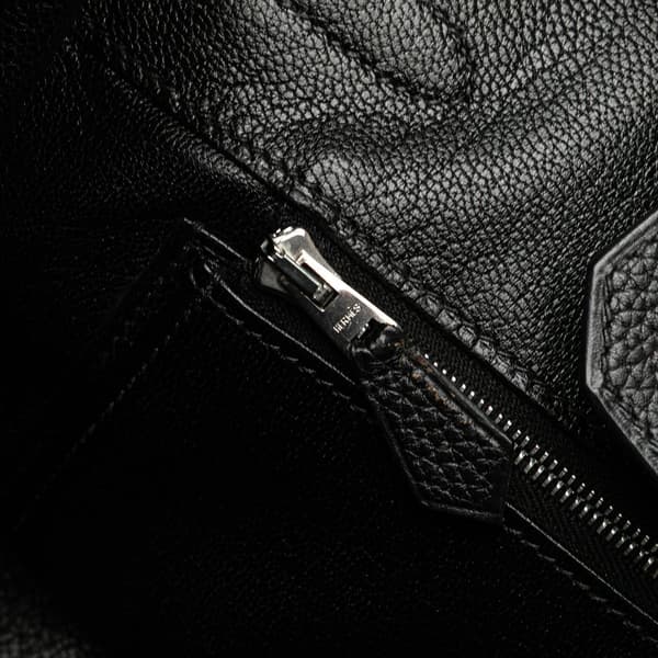 Pre-owned Hermès Togo Birkin Retourne 30 Black