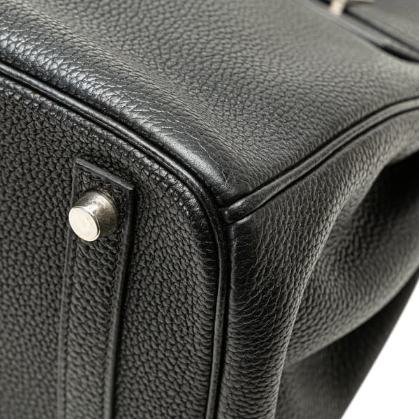 Pre-owned Hermès Togo Birkin Retourne 30 Black