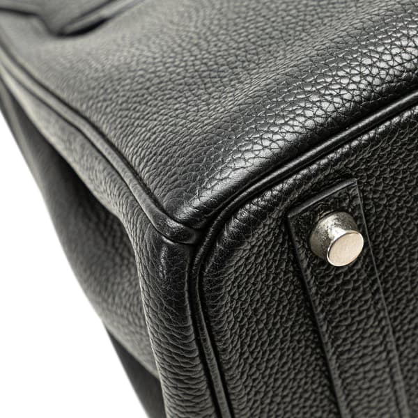 Pre-owned Hermès Togo Birkin Retourne 30 Black