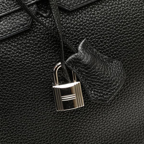 Pre-owned Hermès Togo Birkin Retourne 30 Black