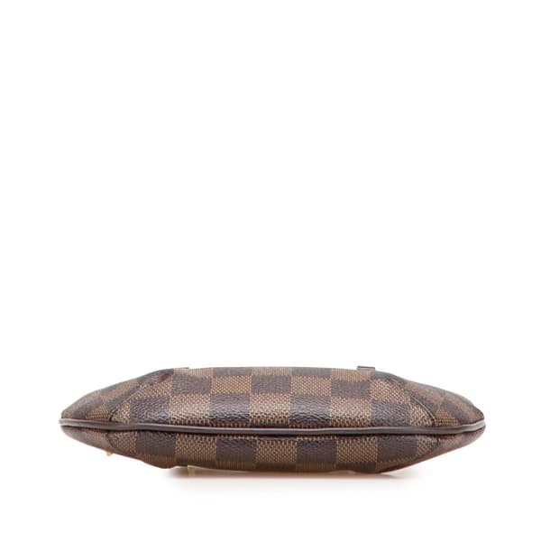 Pre-owned Louis Vuitton Damier Ebene Manosque Pochette Brown
