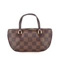 Miniatyrbilde 1 av 10: Pre-owned Louis Vuitton Damier Ebene Manosque Pochette Brown