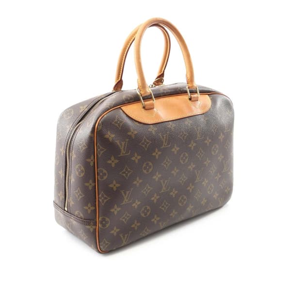 Pre-owned Louis Vuitton Monogram Deauville Brown
