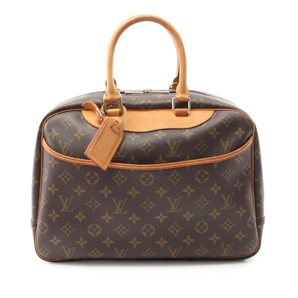 Pre-owned Louis Vuitton Monogram Deauville Brown