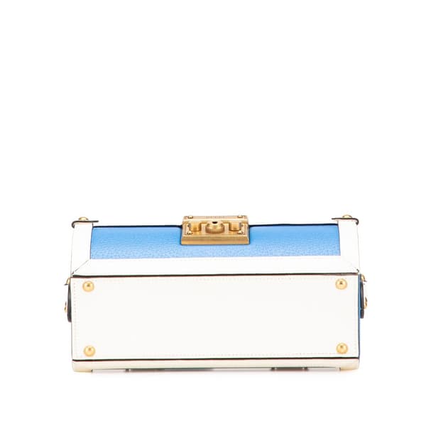 Pre-owned Gucci Adidas Leather Golf Ball Case Blue