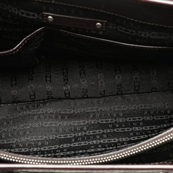 Pre-owned Celine C Macadam Canvas Boogie Handbag Gray
