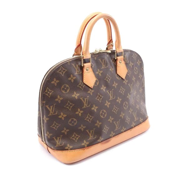 Pre-owned Louis Vuitton Monogram Alma PM Brown