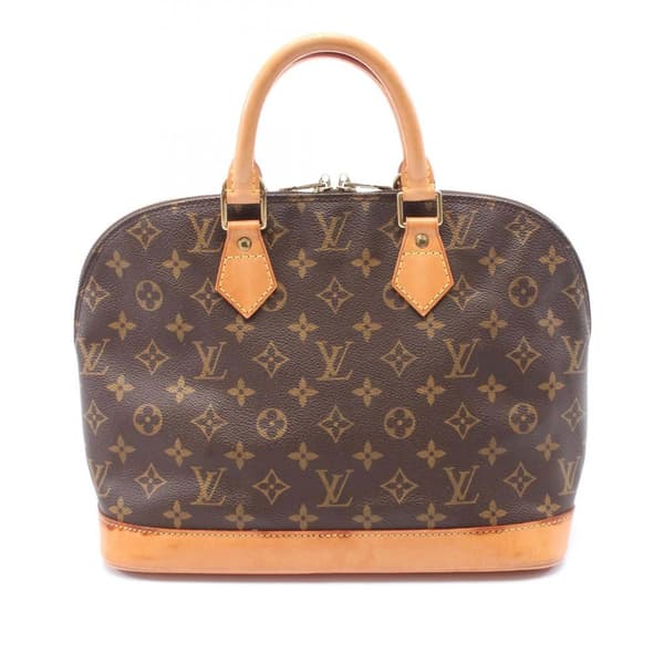 Pre-owned Louis Vuitton Monogram Alma PM Brown