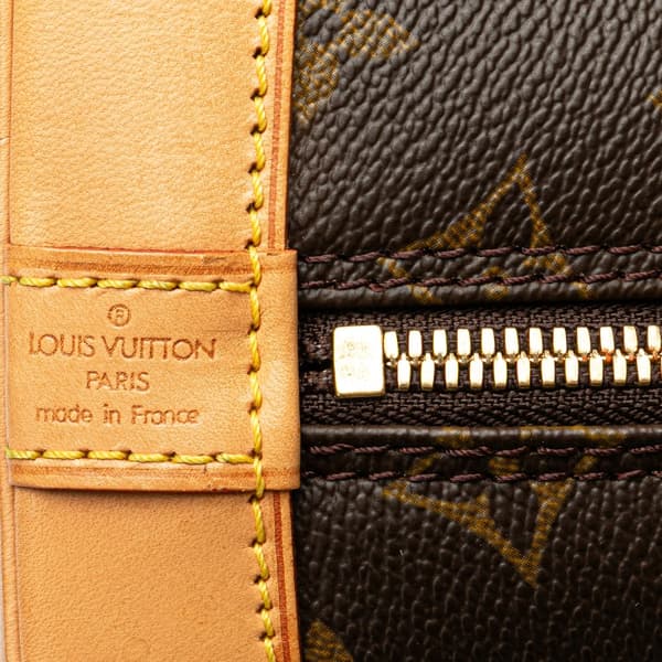 Pre-owned Louis Vuitton Monogram Alma PM Brown