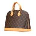 Miniatyrbilde 2 av 10: Pre-owned Louis Vuitton Monogram Alma PM Brown