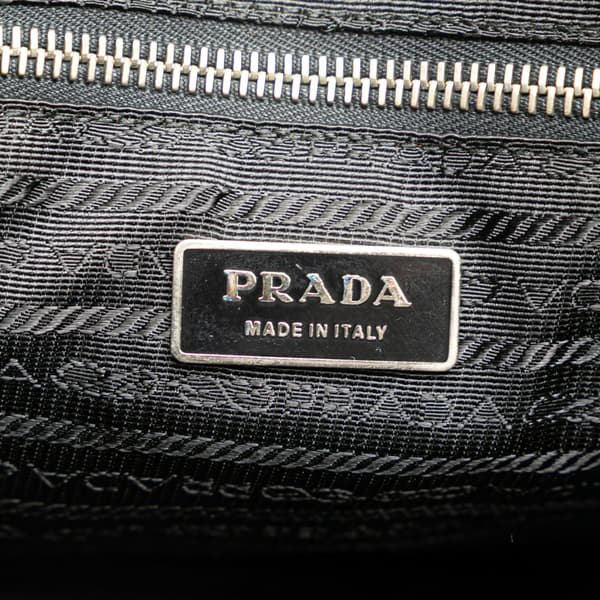 Pre-owned Prada Tessuto Satchel Black