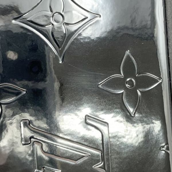 Pre-owned Louis Vuitton Monogram Miroir Soft Trunk Handle Bag Silver