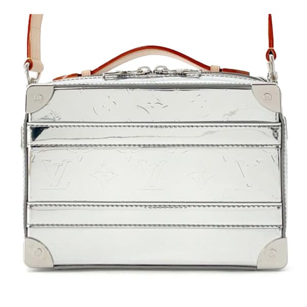 Pre-owned Louis Vuitton Monogram Miroir Soft Trunk Handle Bag Silver