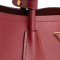 Pikkukuva 7 / 10: Pre-owned Prada Medium Saffiano Cuir Double Satchel Red