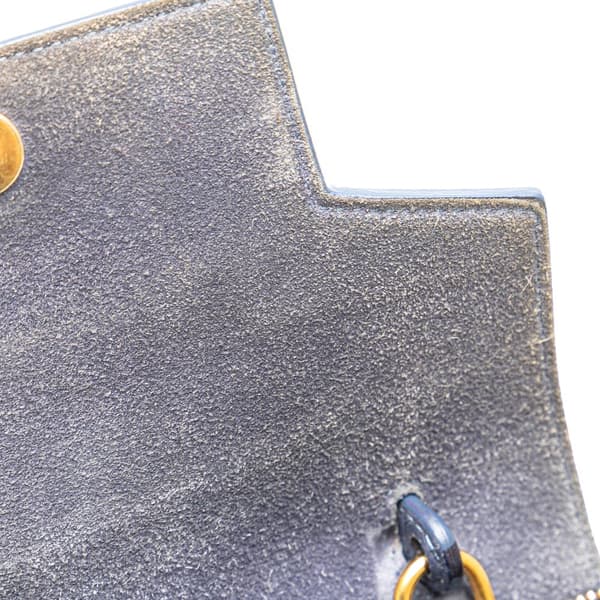 Pre-owned Celine Nano Grained Calfskin Belt Bag Blue