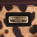 Miniatyrbilde 5 av 10: Pre-owned Dolce & Gabbana Crochet Wool Miss Sicily Satchel Gray