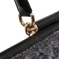 Miniatyrbilde 9 av 10: Pre-owned Dolce & Gabbana Crochet Wool Miss Sicily Satchel Gray
