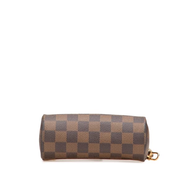 Pre-owned Louis Vuitton Damier Ebene Papillon Pochette Brown