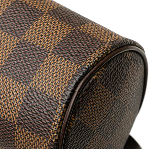 Pre-owned Louis Vuitton Damier Ebene Papillon Pochette Brown