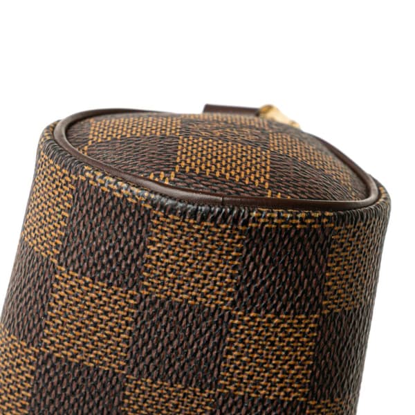 Pre-owned Louis Vuitton Damier Ebene Papillon Pochette Brown