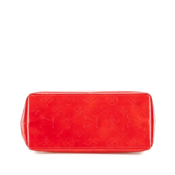 Pre-owned Louis Vuitton Monogram Vernis Reade PM Red