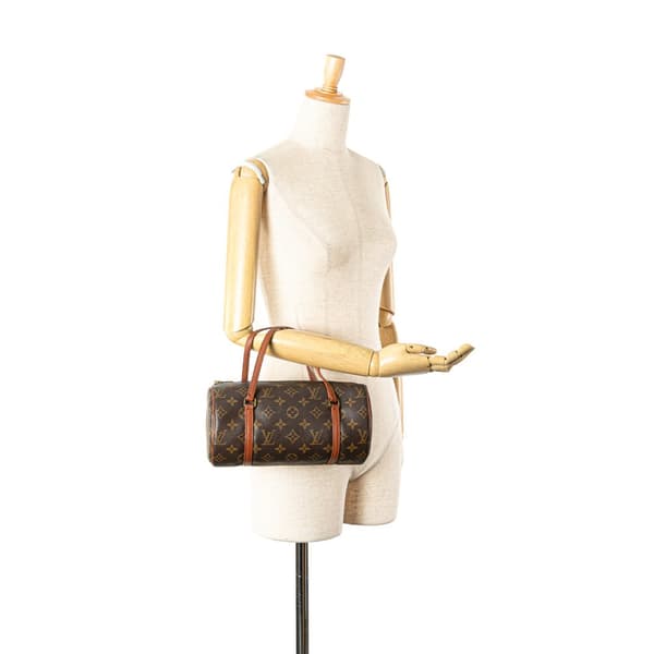 Pre-owned Louis Vuitton Monogram Papillon 26 Brown