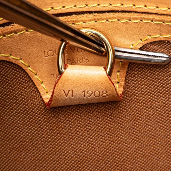 Pre-owned Louis Vuitton Monogram Ellipse PM Brown