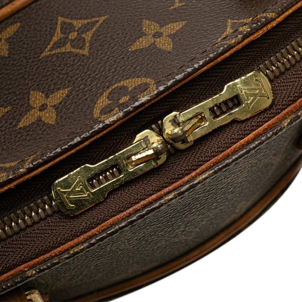 Pre-owned Louis Vuitton Monogram Ellipse PM Brown