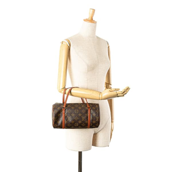Pre-owned Louis Vuitton Monogram Papillon 26 Brown