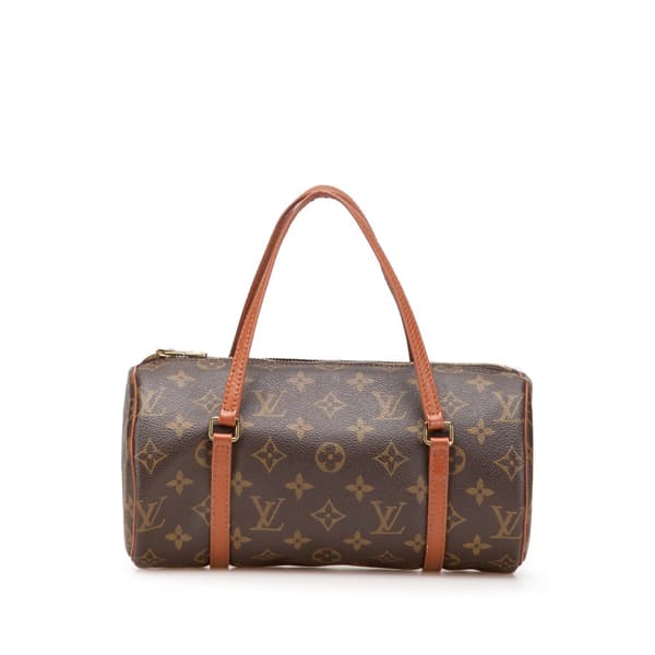 Pre-owned Louis Vuitton Monogram Papillon 26 Brown