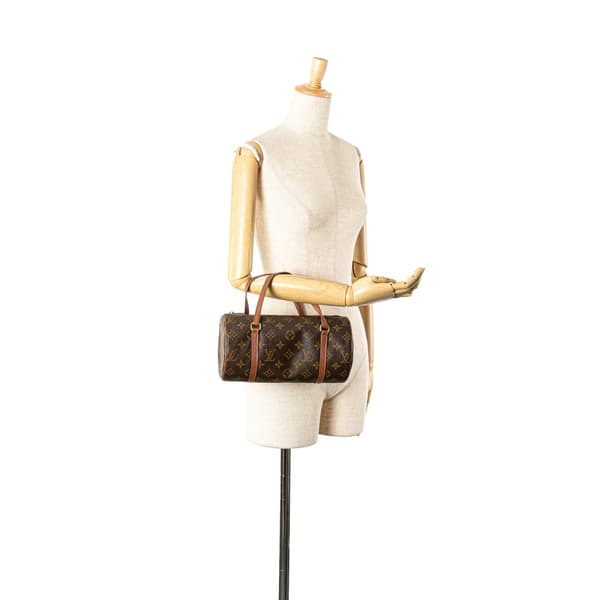 Pre-owned Louis Vuitton Monogram Papillon 26 Brown