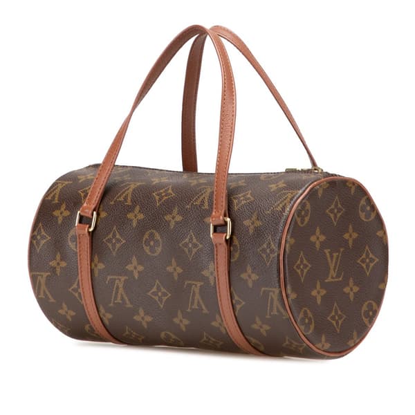 Pre-owned Louis Vuitton Monogram Papillon 26 Brown